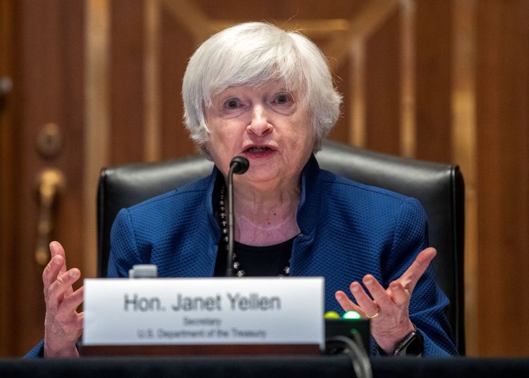 La secretaria del Tesoro de EEUU, Janet Yellen. | Shawn Thew, Pool via Reuters.