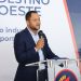 Leandro Mieses, gerente general de Expo Feria Destino Oeste, durante el anuncio de la actividad empresarial.