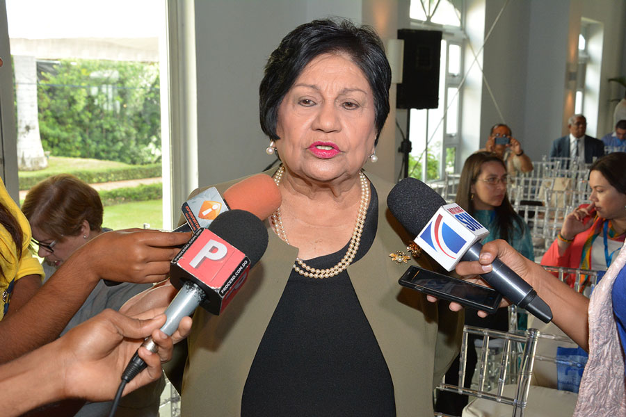 La ministra de Educación Superior, Ligia Amada Melo, considera que el país ha avanzado mucho en el sector./Gabriel Alcántara