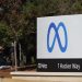 Logo de Meta, matriz de Facebook, Whatsapp e Instagram. | AFP.
