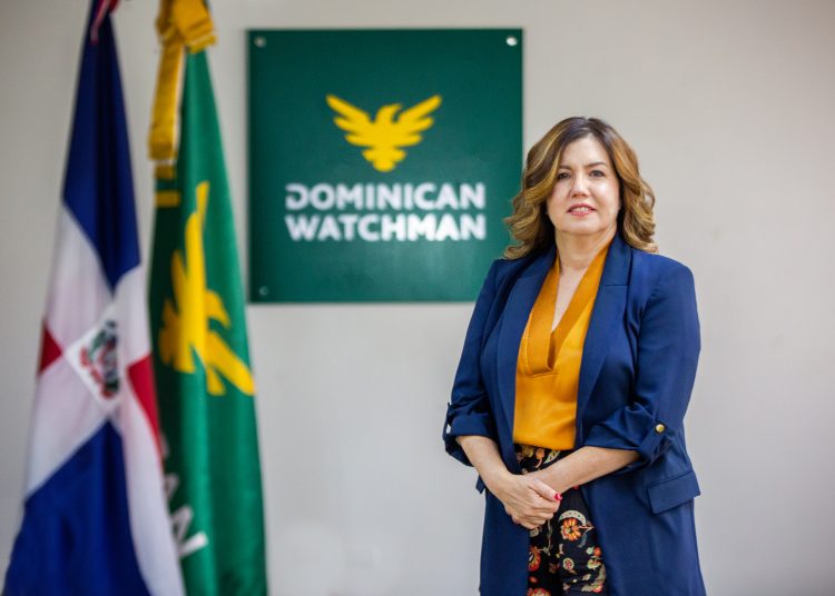 Lucille Houellemont, presidente de Dominican Watchman. - Fuente externa.