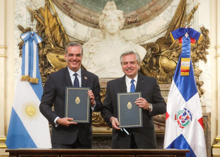 Luis Abinader y Alberto Fernández