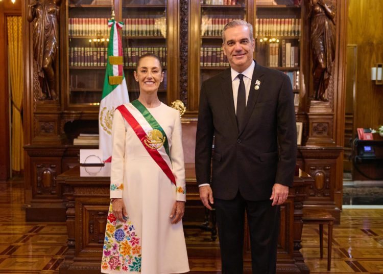 Luis Abinader y Claudia Sheinbaum.