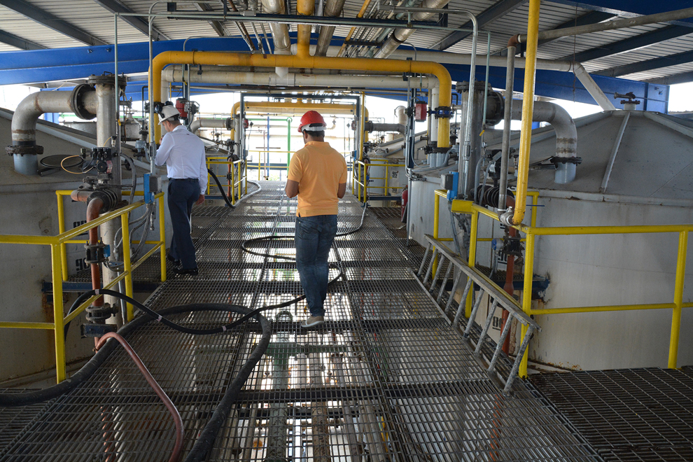 luis g. vargas guerrero director destileria de brugal en san pedro de macoris, mostro las instalaciones al eldinero (71)