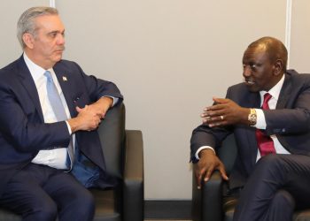 Intercambiaron impresiones sobre el trabajo de los policías kenianos desplegados en Haití.