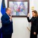 El ministro Magín Díaz fue juramentado en el cargo por la vicepresidente Raquel Peña.