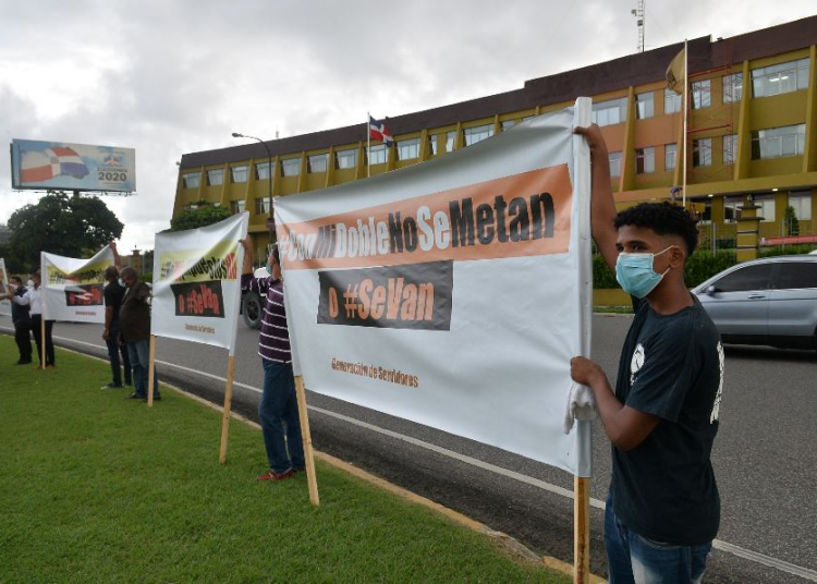 Manifestación en contra del aumento de impuestos