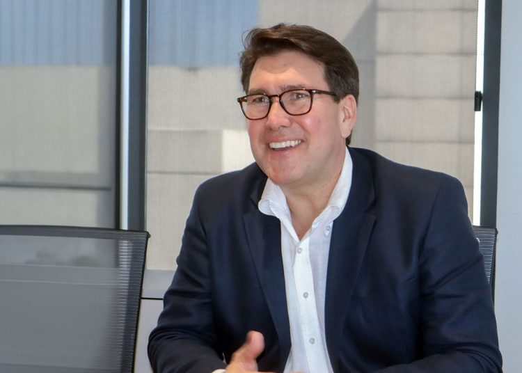 Marc Merlino, director general de Citi-Banca, visitó elDinero. | Ronny Cruz