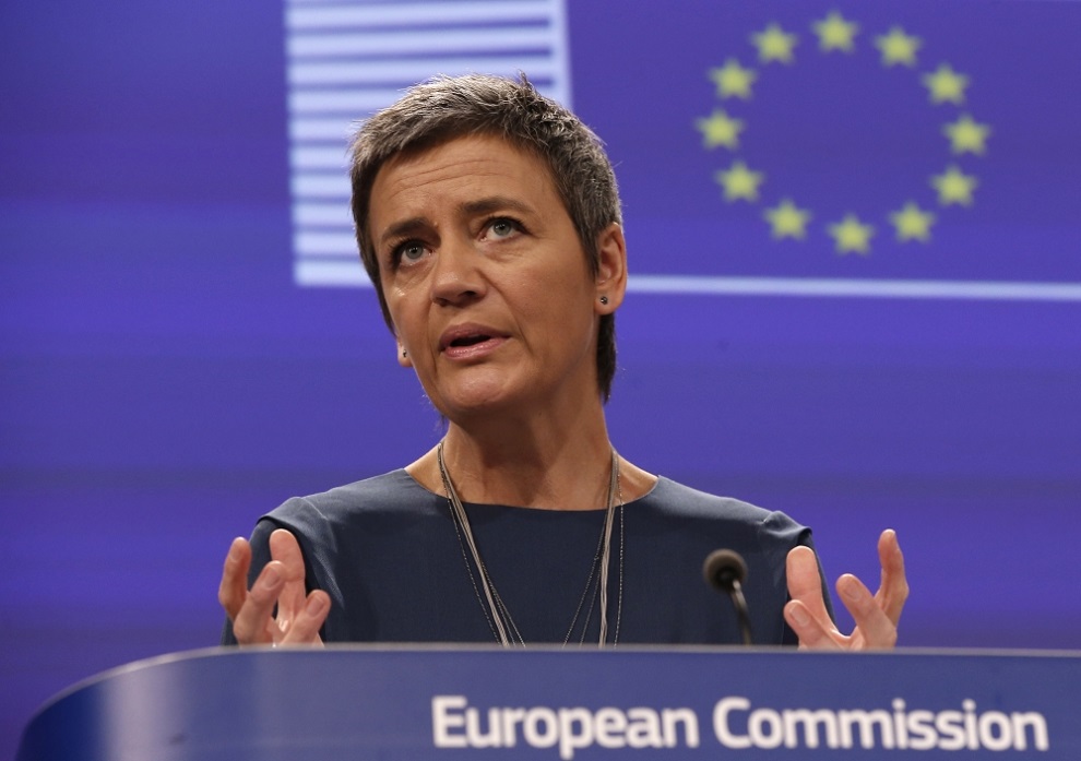 margrethe vestager comisaria de competencia en la comisión europea