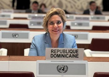 María Elena Vásquez Taveras durante su intervención