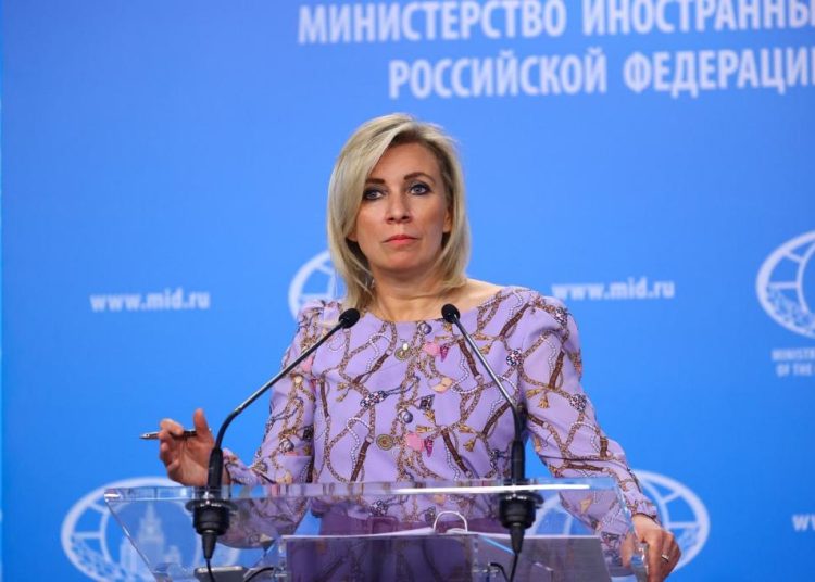 María Zajárova, Rusia