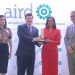 Massiel de Jesús, al recibir premio de los directivos de la AIRD. - Ronny Cruz.