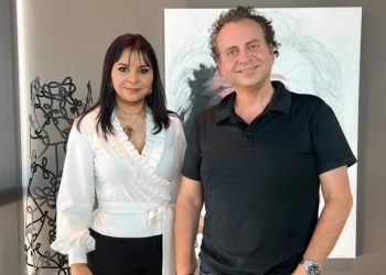 Melkis Díaz y Halan Baykand.