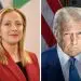 La primer ministra italiana, Giorgia Meloni, y el presidente de EE.UU., Donald Trump.