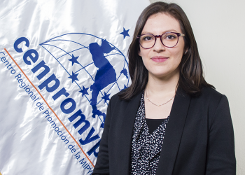 Michelle Herrera, coordinadora del área de emprendimiento del Cenpromype. | Fuente externa.