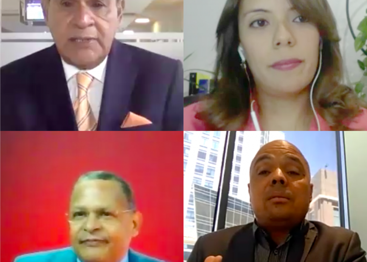Miguel Franjul, Bethania Ortega, Fausto Rosario y Jairon Severino