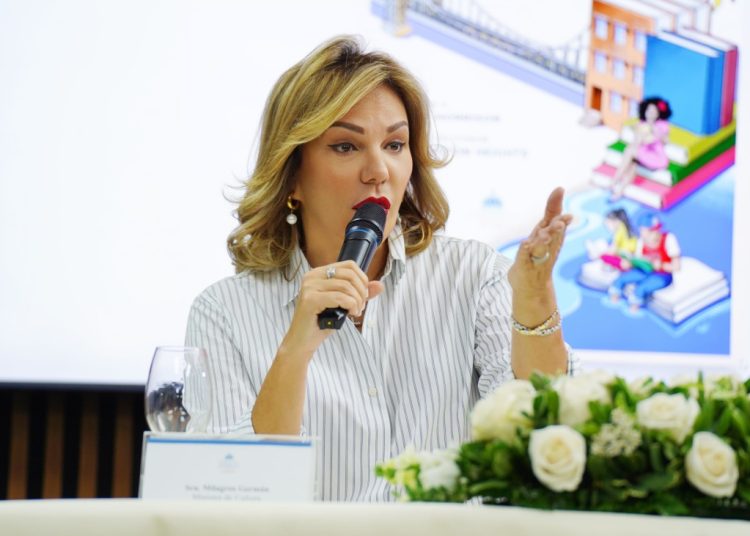 Milagros Germán, ministra de Cultura. - Fuente externa.