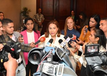 Ministra de la Mujer, Mayra Jiménez.. Fuente externa.