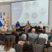 Los expositores del panel “La mujer en el sector eléctrico, retos y oportunidades”, organizado por Edesur Dominicana.