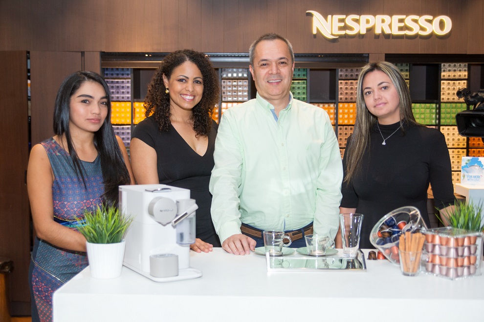 nespresso deysi muñoz, caroline beltre, jorge marín, carolina rodríguez.