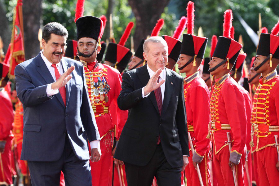 nicolas maduro y recep tayyip erdogan