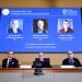 Anuncio del galardón para el Premio Nobel de Economía 2022. | Reuters.