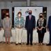 María Elena Aguayo, de la emisora Raíces; Ana Figueiredo, presidenta de Altice Dominicana; la ministra de Cultura, profesora Carmen Heredia de Guerrero, y Gianluca Grippa, embajador de la Unión Europea