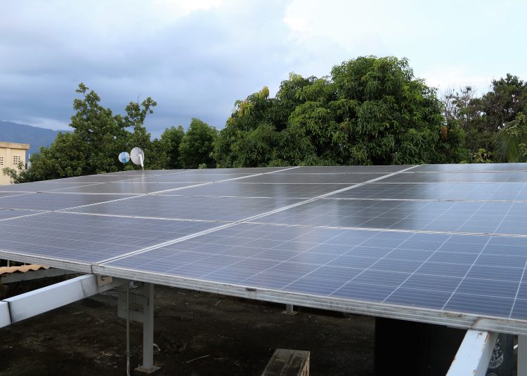 Paneles solares.