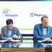 Momento de la firma de acuerdo entre ambas instituciones. - Fuente externa.