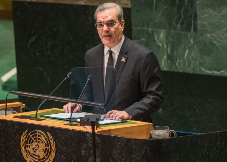 Presidente Abinader en la Asamblea General de la ONU. - Fuente externa.
