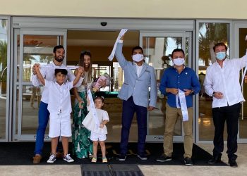 Omar Saavedra, Luis Núñez y Chad Knowles.