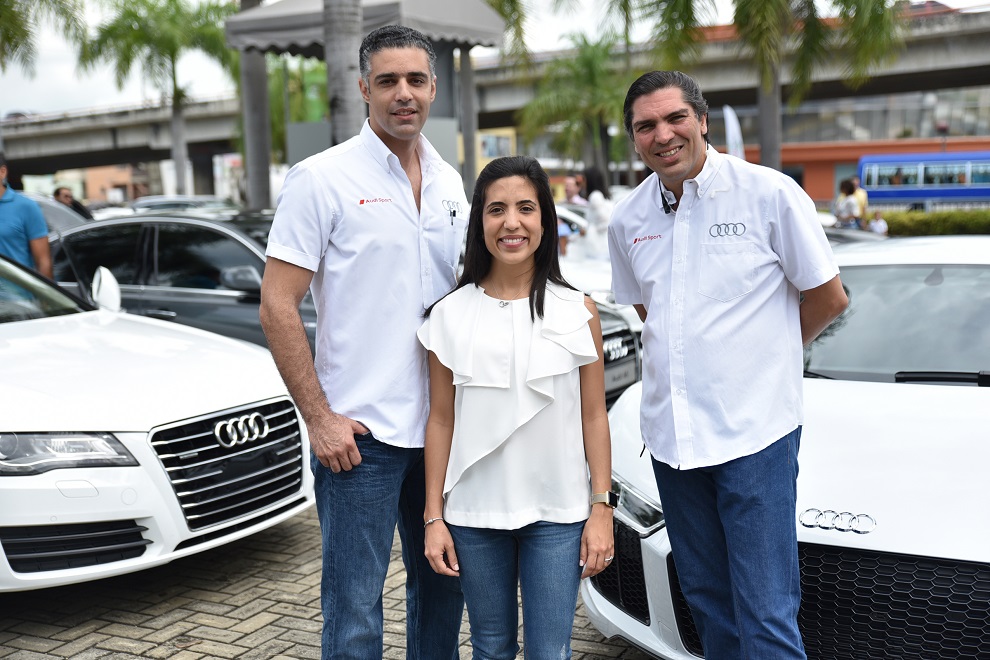 principal alexander gutiérrez, eva mena y benjamín paiewonsky.