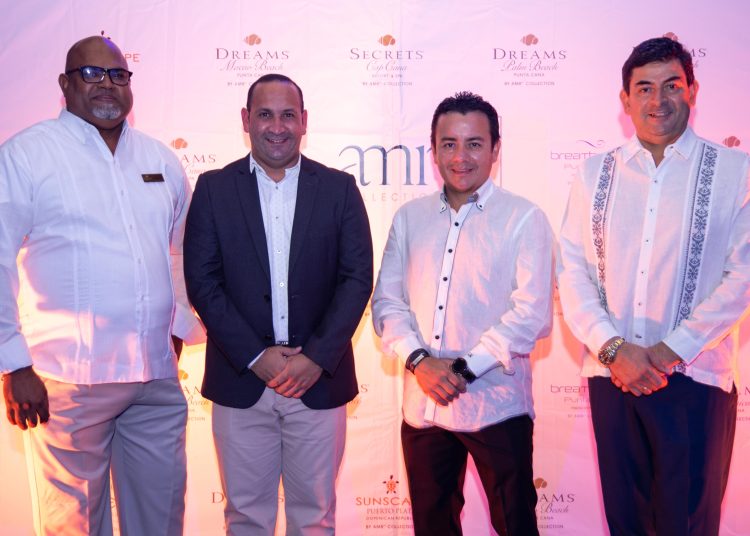 Julio Peña, Brian De Jesús, Luis Núñez y Daniel Hernández.