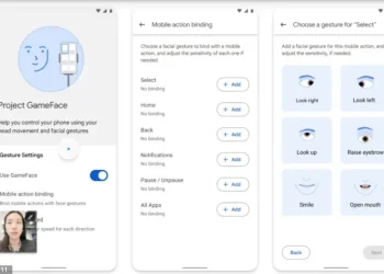 La App permite escribir en plataformas de mensajería instantánea controlando el cursor con los movimientos de dirección de la cabeza.