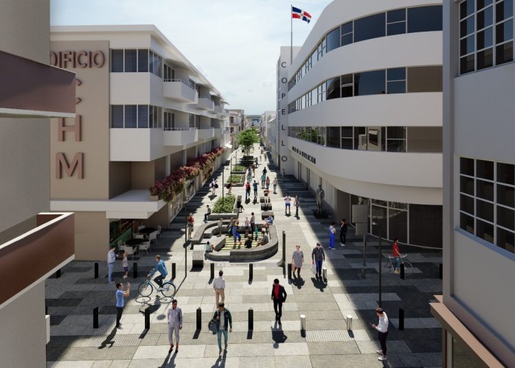 Las recientes inundaciones que afectaron la calle El Conde, señala un comunicado, se debieron a la deficiencia del alcantarillado pluvial de la zona norte, el cual desagua por la calle Palo Hincado hasta la calle Santomé. - Fuente externa.