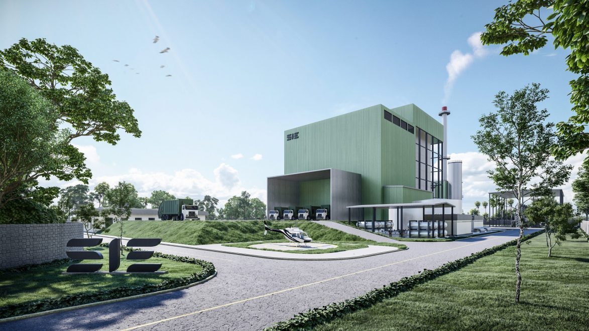 proyección de la planta de valorización energética de la basura de sie a instalarse en san pedro de macorís