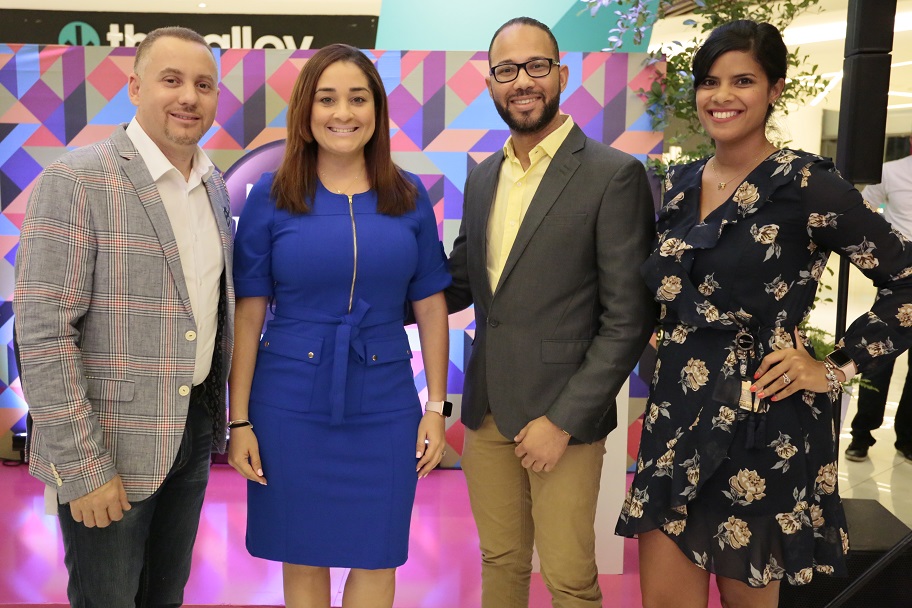 ramón gratereaux, liliana rios, alexander cabral y paola gonzález.