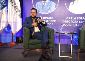 Raúl Ovalle expuso los retos y oportunidades del sector logístico durante el Foro Económico elDinero 2025.  | Ronny Cruz