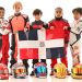 Los jóvenes pilotos que llevarán el tricolor nacional.