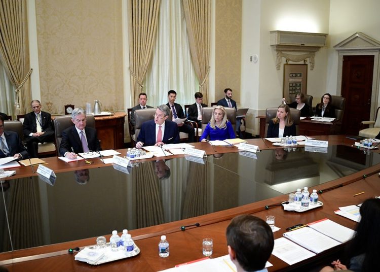El FOMC de la Fed, reunido el 08/04/2019.
RESERVA FEDERAL DE EEUU
(Foto de ARCHIVO)
28/5/2021