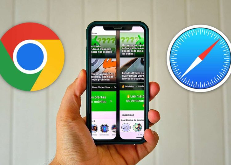 La transferencia de información se hace, además de directamente en Chrome para iPhone, de manera guiada y sencilla.