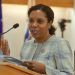 Sabina Matos valora el esfuerzo que realiza la comunidad dominicana para aportar a la economía. | Gabriel Alcántara