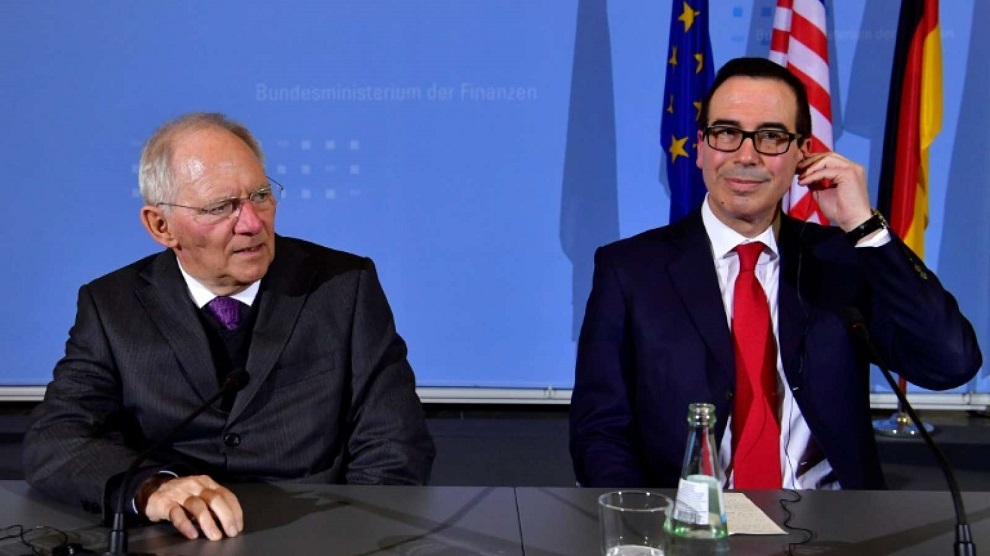 schauble y mnuchin