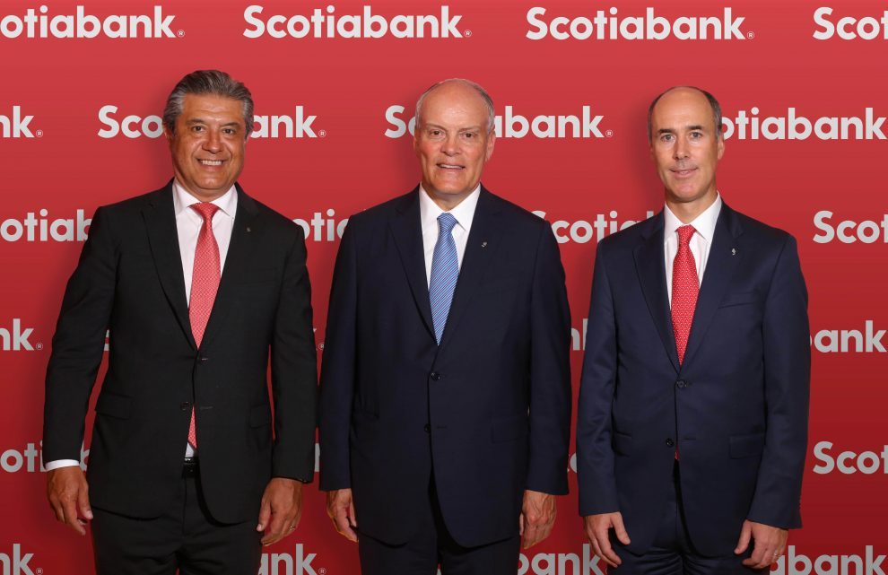 scotiabank ignacio deschamps, brian porter y gonzalo parral
