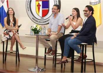 Gilberto Morillo, Nashla Bogaert y David Maler. - Fuente externa.