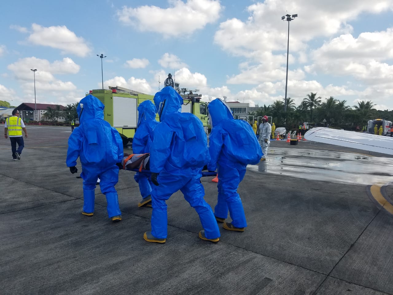 simulacro aerodom