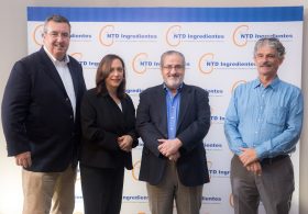 sr. juan carlos méndez, sra. sandra aponte, don teo veras y sr. jean michel caroit