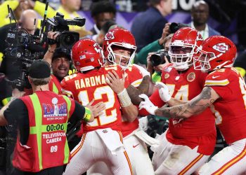 Equipo Kansas City Chiefs, durante Super Bowl 2024. - Fuente externa.