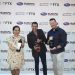 Tatiana Columbus, Bryan Peña y Justin Molis.