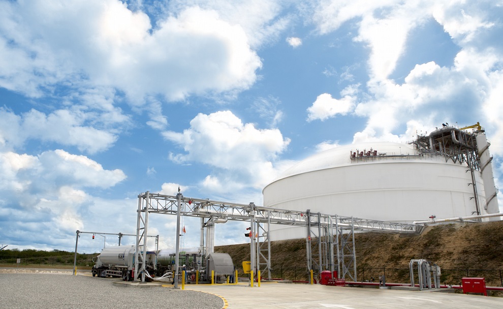 terminal de camiones lng aes andres